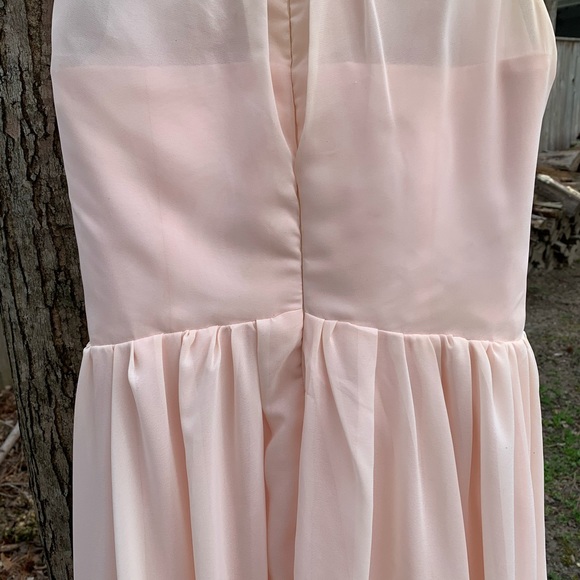 Light Pink Flowy Prom Dress - Picture 8 of 8